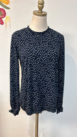 Ann Taylor Navy Top, S