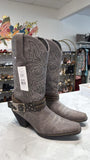 Durango Gray Graphite Leather 12" Boots, 7