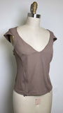 New Intimately Free People Brown Top, L