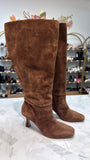 Dolce Vita Brown Suede Boots, 8 Wide Calf