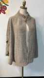 Tan Cardigan Sweater, One Size