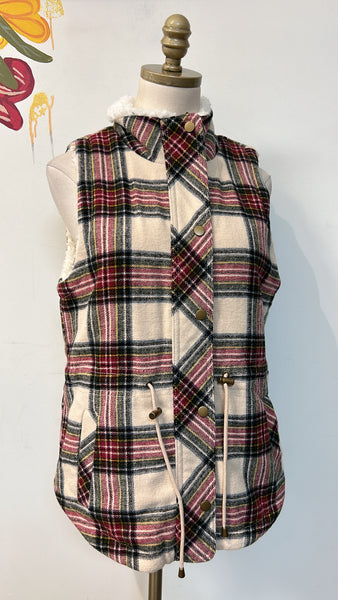 Maurices Plaid Vest, M