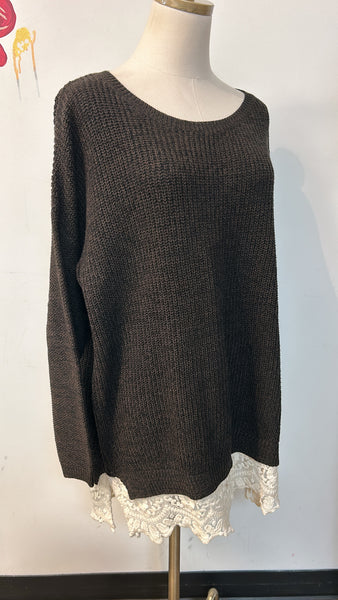 Jondie Brown Sweater, L