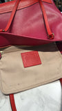 Coach Pink/Red Shoulder Bag, 18"x10.5"