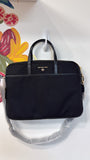 New Michael Kors Black Nylon Laptop Bag, 13"x10"