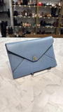 Ralph Lauren Blue Genuine Leather Clutch, 8.75"x6"