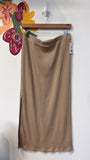 Old Navy Tan Rib Knit Skirt, L