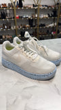 Nike White Air Force 1 Crater Flyknit Shoes, 7.5