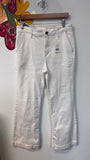 Lauren Conrad White High Rise Flare 31" Inseam Jeans, 8