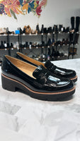 Naturalizer Darcy Black Patent Leather Loafers, 8 Wide