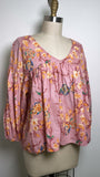 Bucketlist Pink 100% Cotton Top, S