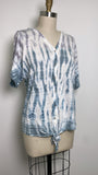 XCVI 100% Linen Top, L