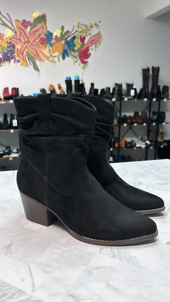 a.n.a. Black Ankle Boots, 9.5