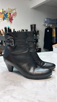 Ecco Black Leather Ankle Boots, 41 (9.5-10)