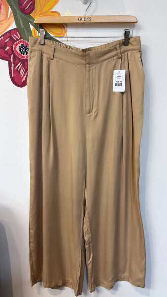 Hyfve Tan Wide Leg Pants, L