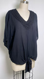 New Chelsea & Theodore Black Top, L