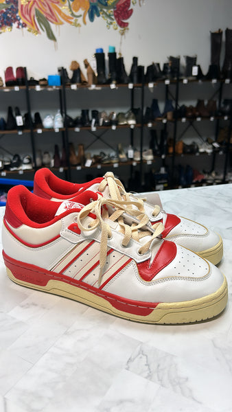 Adidas Rivalry Low 86 Red Shoes, 10