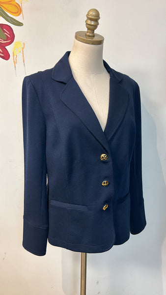 Linea Navy Blazer Jacket, M