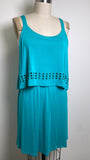 Ne Kensie Tahiti Teal Dress, L