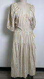 Old Navy Tan Wrap Dress, L