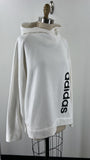 Adidas White Hoodie Sweatshirt, XL