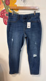 Judy Blue Boyfriend Pull On 28" Inseam Jeans, 13/31