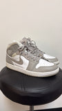Nike Air Jordan 1 Mid College Grey Shoes, MENS 10.5