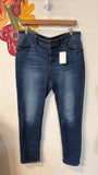Chico's Girlfriend Slim Ankle 31" Inseam Jeans, 12 Tall