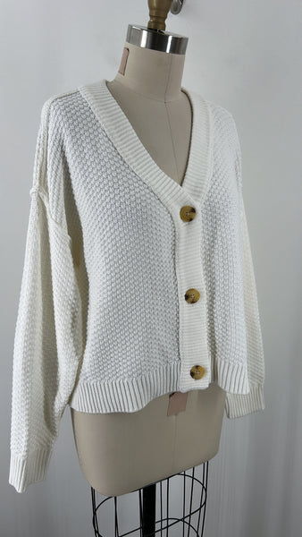 So White Cardigan, XL