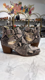 Fergalicious Snake Print Kelsey Boots, 9