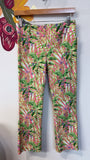 J. McLaughlin Print Cropped 26" Inseam Pants, 6