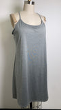 New Eddie Bauer Gray Resolution Dress, L with Built In Bra