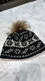 Steffner Black Beanie, One Size