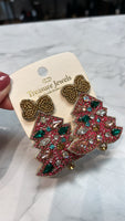 New Treasure Jewels Christmas Tree Earrings