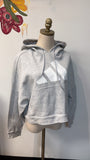 Adidas Gray Hoodie Sweatshirt, XS