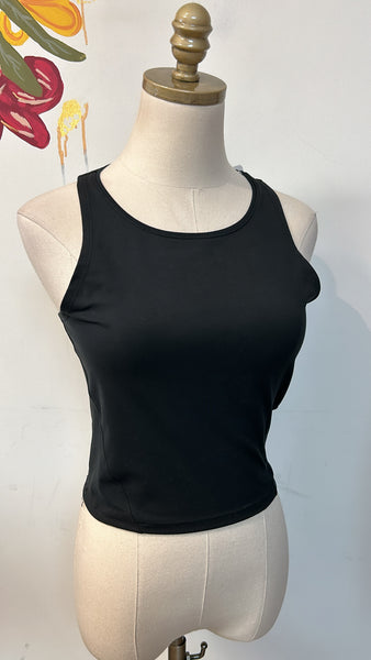 Barre 3 Black Athletic Top, S