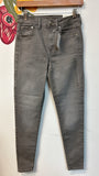 New American Eagle Gray High Rise Jegging Jeans, 4