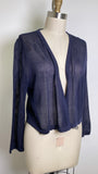 New Talbots Navy Lightweight Cardigan, XL