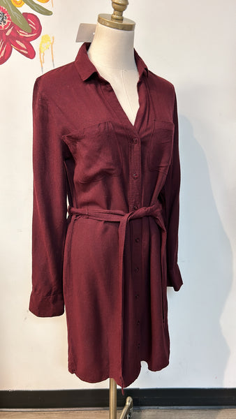 Cloth & Stone Burgundy Dress, S