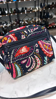 Vera Bradley Navy Crossbody Bag, 9.5"x8"