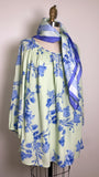 New Talbots 2pc Green Top + Scarf, 2X