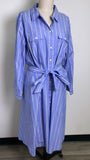 New Chico's Blue Linen No Iron Top, 20
