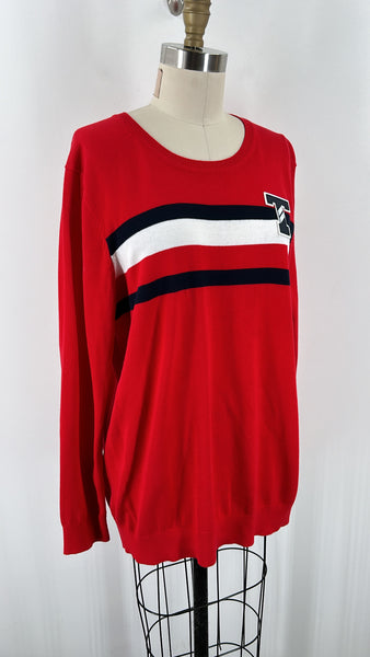 Tommy Hilfiger Red Sweater, XL