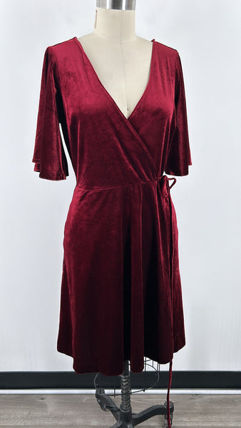 eShakti Velvet Dress, L