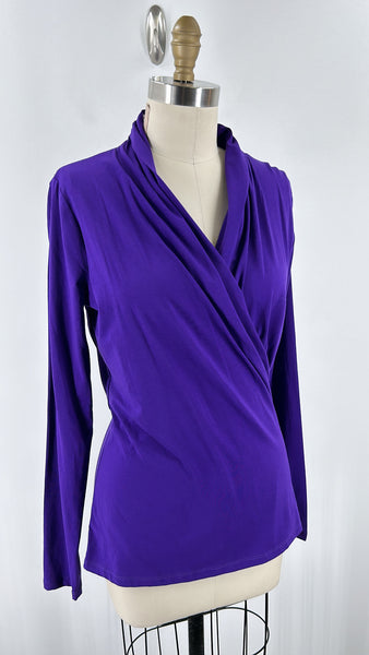 Lauren Ralph Lauren Purple Top, L