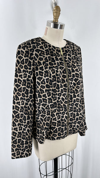 Liz Claiborne Animal Print Jacket, L