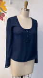 New Modcloth Blue Top, XS
