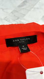 Ann Taylor Orange/Red Skirt, 2 Petite