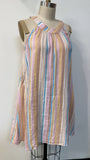 C&C California 100% Linen Stripe Dress, S
