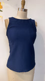Lands End Blue Swim Top, 10 DD